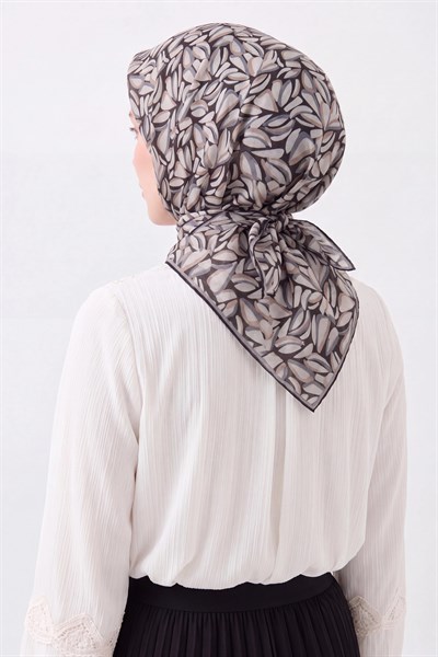 Soft Eşarp Çakıl Taşı Siyah