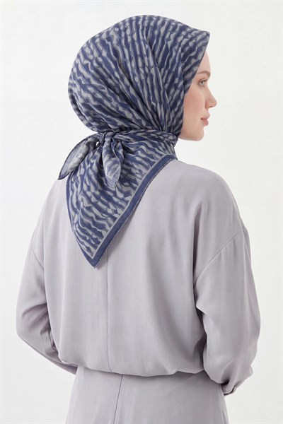 Soft Eşarp Flow Lacivert