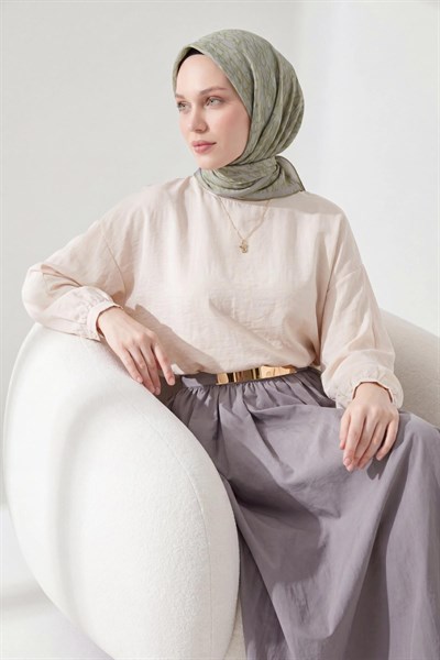 Soft Eşarp Flow Yeşil