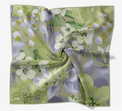 Soft Eşarp Flower Fıstık Yeşili