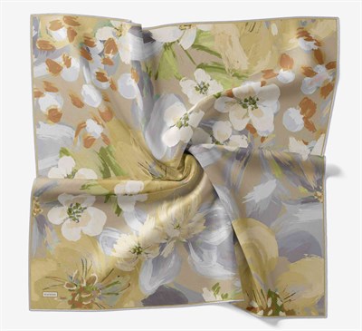 Soft Eşarp Flower Pudra