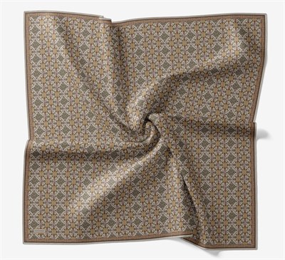 Soft Eşarp Minimal Motif Gri