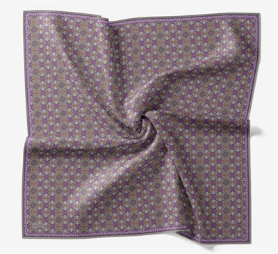 Soft Eşarp Minimal Motif Mor