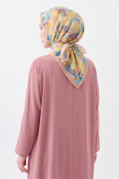 Soft Eşarp Painterly Floral Sarı