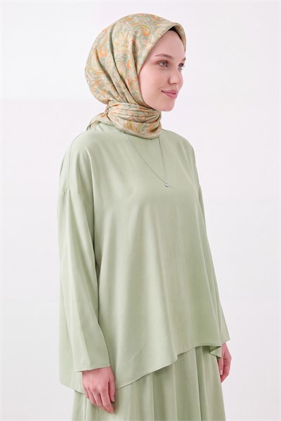 Soft Eşarp Paisley Çağla