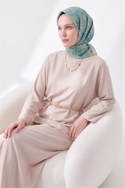 Soft Eşarp Paisley Yeşil