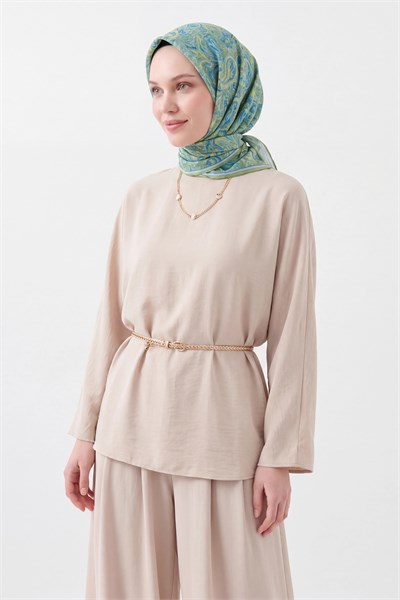 Soft Eşarp Paisley Yeşil