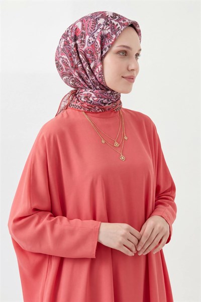 Soft Eşarp Perla Eflatun 90x90