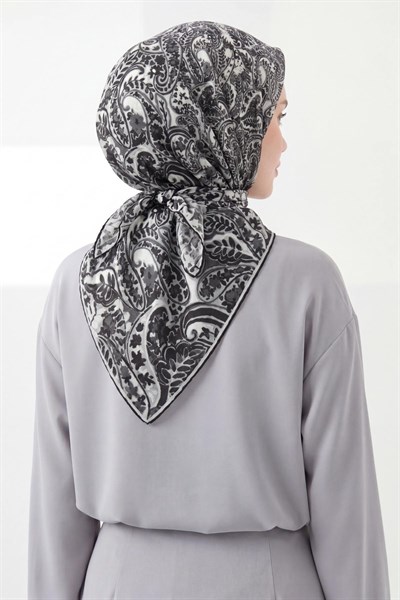 Soft Eşarp Perla Siyah 90x90