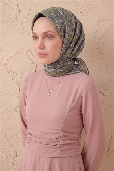 Soft Eşarp Şal Motif Siyah 90x90