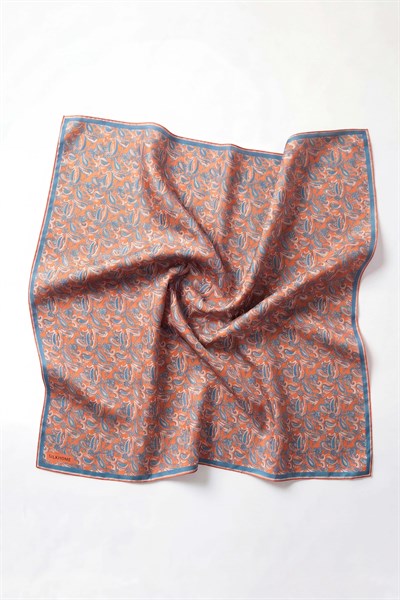 Soft Eşarp Şal Motif Turuncu 90x90