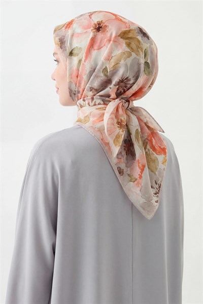 Soft Eşarp Suluboya Pudra Pembe 90x90