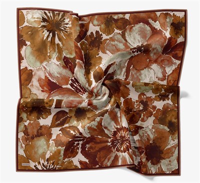Soft Eşarp Suluboya Taba 90x90