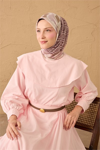 Soft Eşarp Urban Patch Lila