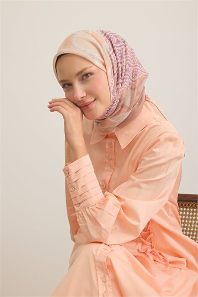 Soft Eşarp Urban Patch Mocha Mousse