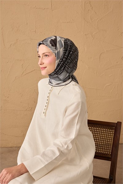 Soft Eşarp Urban Patch Siyah