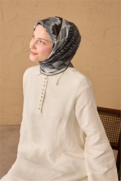 Soft Eşarp Urban Patch Siyah