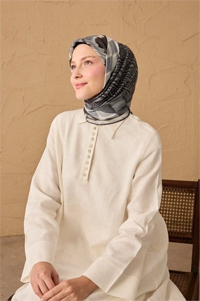 Soft Eşarp Urban Patch Siyah