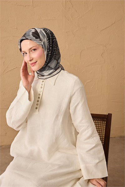 Soft Eşarp Urban Patch Siyah