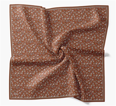 Soft Eşarp Vintage Floral Tarçın