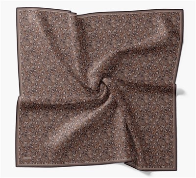Soft Eşarp Vintage Floral Vizon
