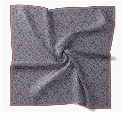 Soft Eşarp Vintage Floral Vizon