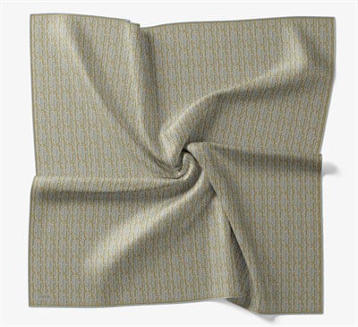 Soft Eşarp Zincir Desen Bebe Mavisi 90x90