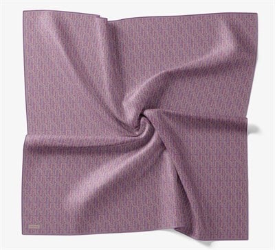 Soft Eşarp Zincir Desen Mor 90x90