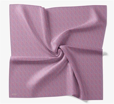 Soft Eşarp Zincir Desen Pembe 90x90