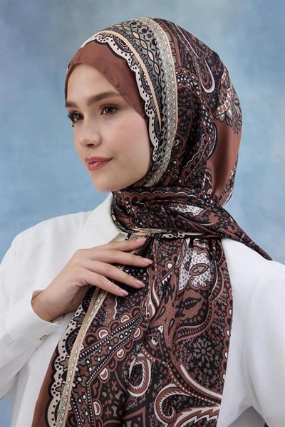 Tarçın Hint Vual Şal - 5005-15