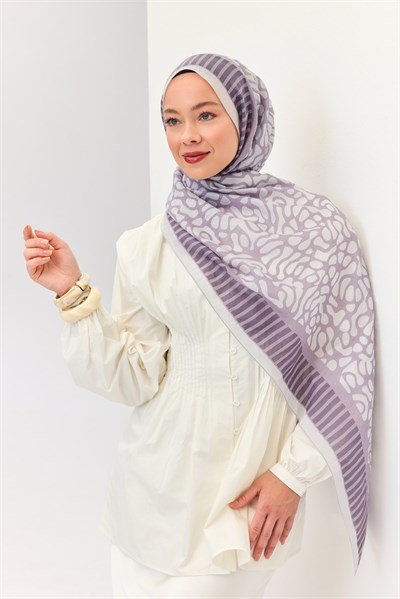 Tencel Monare Şal Coral Lila