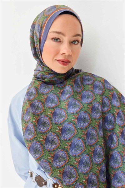 Tencel Monare Şal Tomurcuk Mor