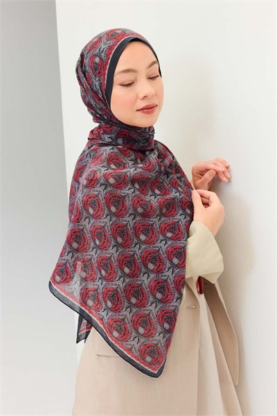 Tencel Monare Şal Tomurcuk Siyah