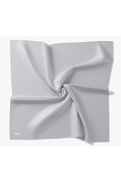 Twill İpek Eşarp Micro Kare Antrasit
