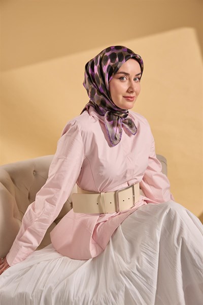 Twill İpek Eşarp Noiré Küf Yeşili 90x90