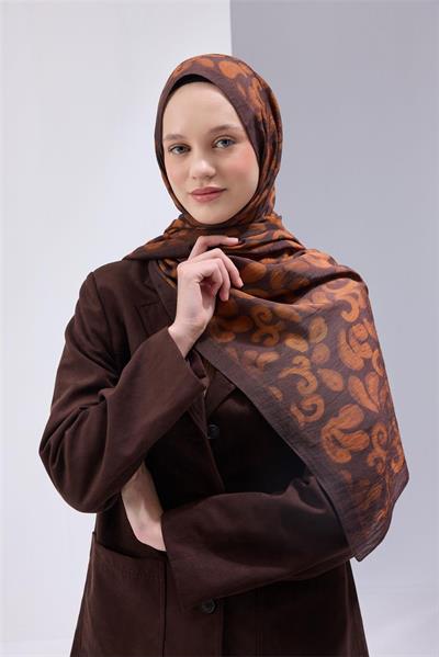 Urban Hours Harmony Turuncu Mayda Şal 190x70