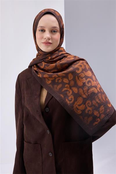 Urban Hours Harmony Turuncu Mayda Şal 190x70