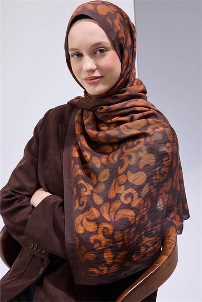 Urban Hours Harmony Turuncu Mayda Şal 190x70