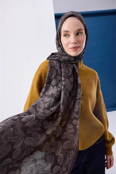 Urban Hours Harmony Antrasit Mayda Şal 190x70