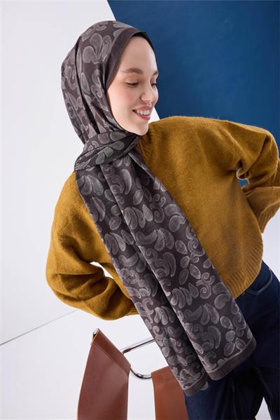 Urban Hours Harmony Antrasit Mayda Şal 190x70