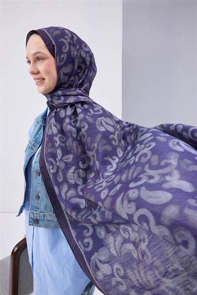 Urban Hours Harmony  Mor Mayda Şal 190x70