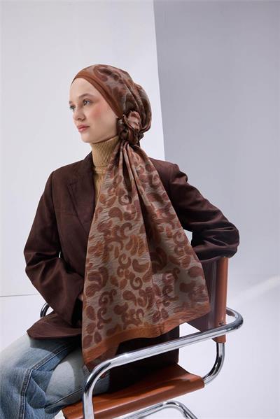 Urban Hours Harmony Taba Mayda Şal 190x70