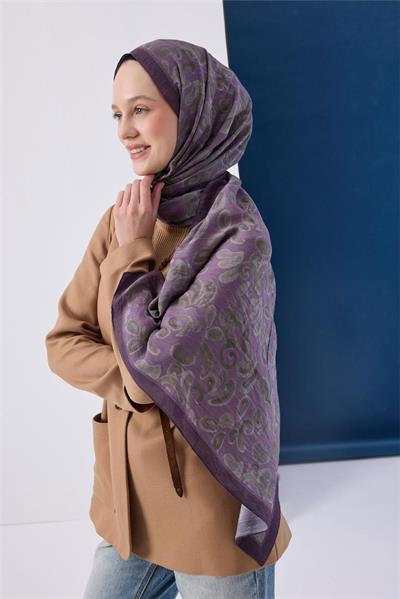 Urban Hours Harmony Eflatun Mayda Şal 190*70