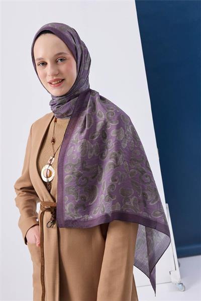 Urban Hours Harmony Eflatun Mayda Şal 190*70