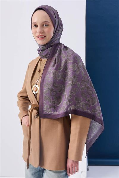 Urban Hours Harmony Eflatun Mayda Şal 190*70