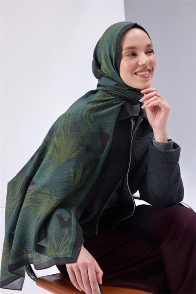 Urban Hours Pera Petrol Yeşili Mayda Şal 190*70