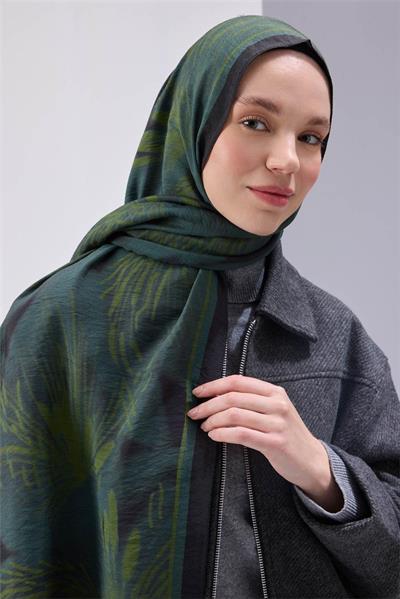 Urban Hours Pera Petrol Yeşili Mayda Şal 190*70