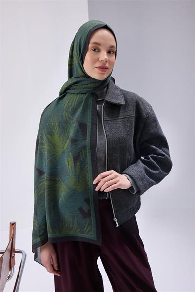 Urban Hours Pera Petrol Yeşili Mayda Şal 190*70