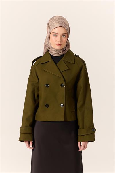 Viskon Karışımlı Velora Eşarp Vizon-Bej-Koyu Vizon Desenli Yumuşak Dokulu Tok Duruşlu 90x90