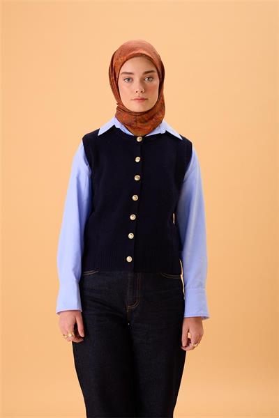 Viskon Karışımlı Velora Eşarp Yeşil Kahve-Turuncu Asit Desenli Tok Duruşlu 90x90